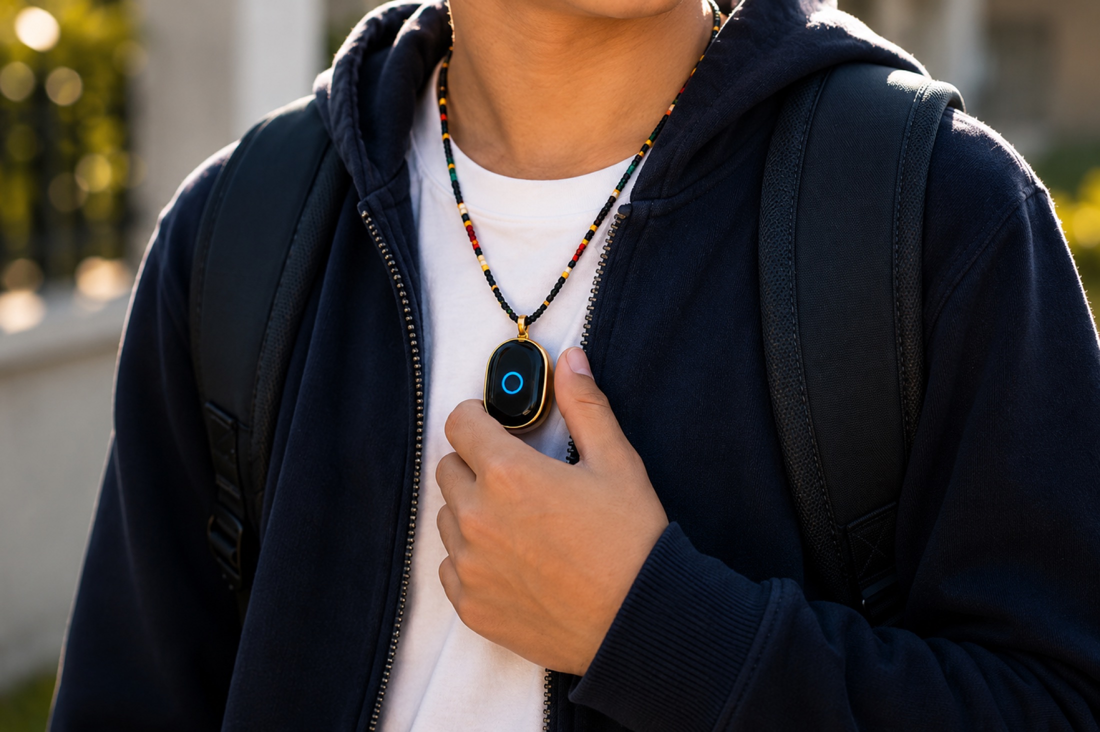 SENSA worn as Necklace
